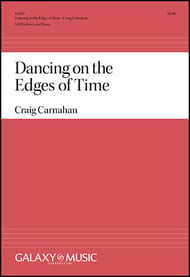 Dancing on the Edges of Time SATB choral sheet music cover Thumbnail